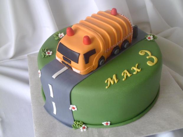 pre Maxa smetiarske auto, torta, Torty autíčka, vláčiky pre Maxa smetiarske auto, torta, Torty autíčka, vláčiky, l.vav, 1