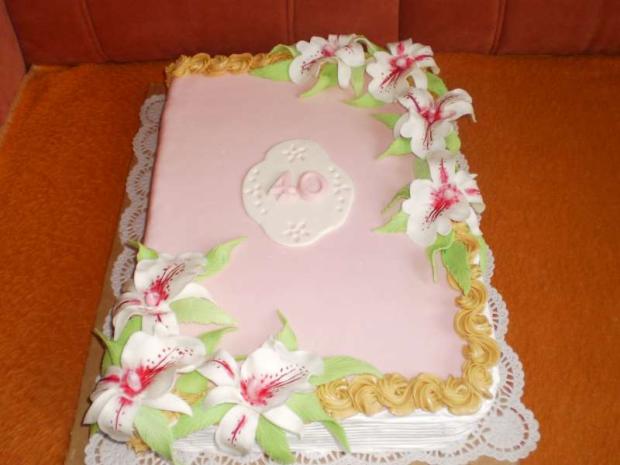 KNIHA, torta, Narodeninové torty, evickarios, 1