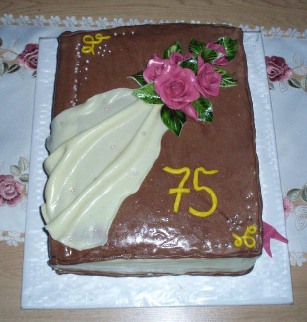 Zatvorená kniha, torta, Narodeninové torty, Ivet, 1