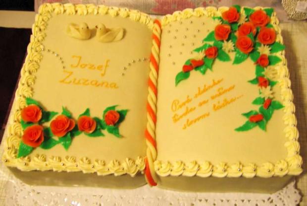kniha, torta, Svadobné torty kniha, torta, Svadobné torty, , 1