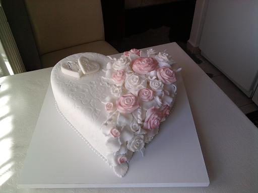 Svadobné srdce, torta, Svadobné torty Svadobné srdce, torta, Svadobné torty, Janette72, 1