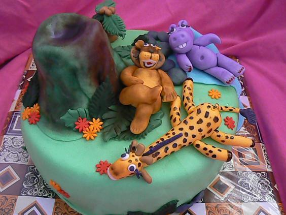 madagaskar 2, torta, Rozprávkové torty madagaskar 2, torta, Rozprávkové torty, katkakotruchova, 1