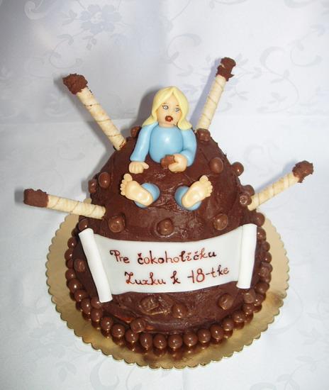 Pre čokoholičku, torta, Čokoládové torty Pre čokoholičku, torta, Čokoládové torty, zabinka, 1