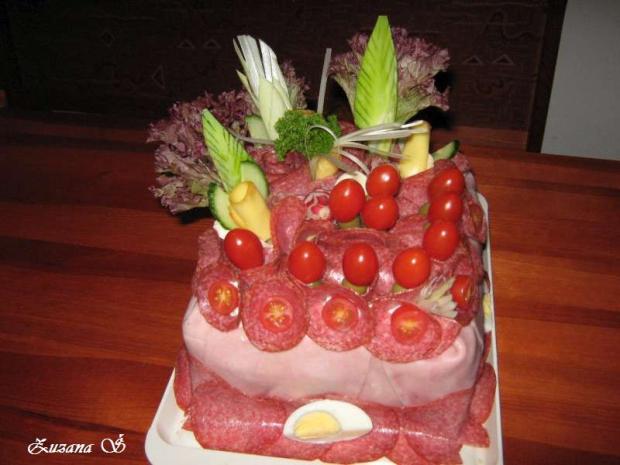 Slaná 3, torta, Slané torty, Zuzanka, 1