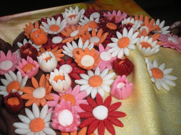 košík "55" detail, torta, Narodeninové torty, mikinka, 1