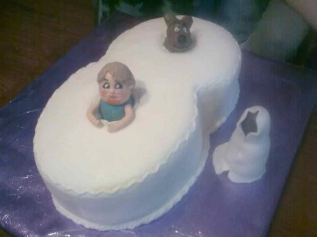 Pokus o Scoobydoo a Sheegi, torta, Rozprávkové torty Pokus o Scoobydoo a Sheegi, torta, Rozprávkové torty, tretinka, 1