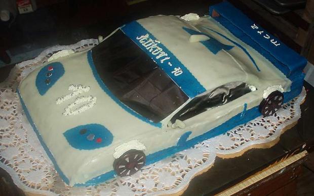 športové auto, torta, Torty autíčka, vláčiky športové auto, torta, Torty autíčka, vláčiky, anna.r, 1