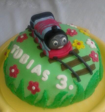 vlacik tomas, torta, Torty autíčka, vláčiky, Lenocka24, 1
