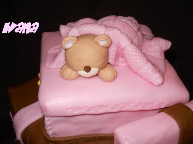 Detail macko, torta, Ozdoby na torty Detail macko, torta, Ozdoby na torty, Ivana111111, 1
