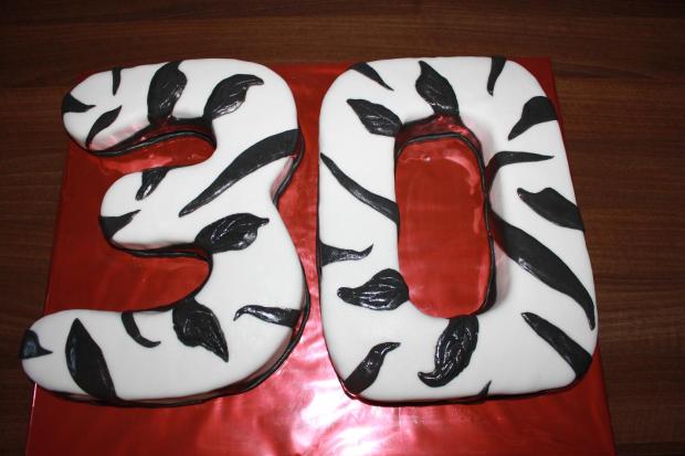 Torta na tridsiatku, torta, Narodeninové torty, lenkat, 1