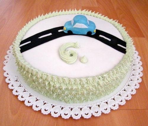 autičko, torta, Torty autíčka, vláčiky, Ružena 123, 1