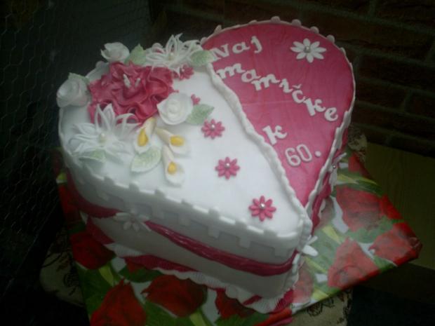 Srdiecko k 60ke, torta, Narodeninové torty, olinockaaa, 1
