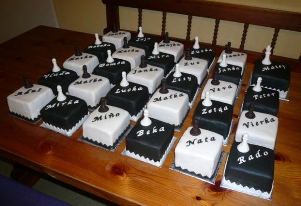 Moj šachový boj, podla predlohy z internetu., torta, Torty - škola, stužková, kvanova, 1