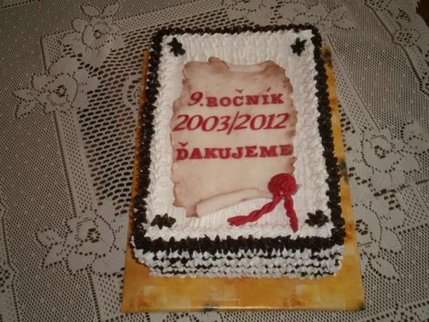 Na rozlúčku so školou,penová, torta, Torty - škola, stužková, Zdenci, 1