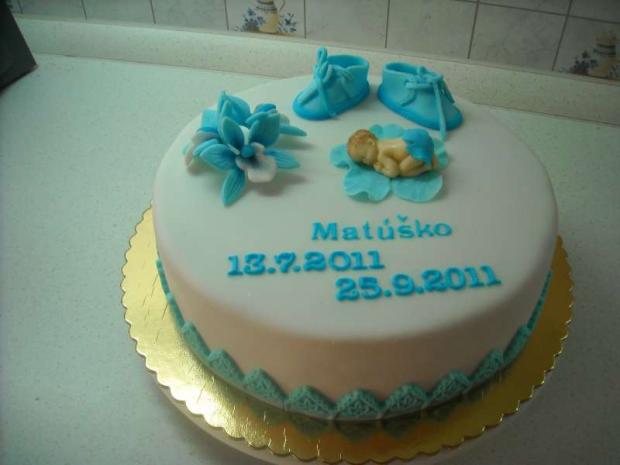 krstinová pre Matúška, torta, Torty na krstiny krstinová pre Matúška, torta, Torty na krstiny, Tatianka, 1