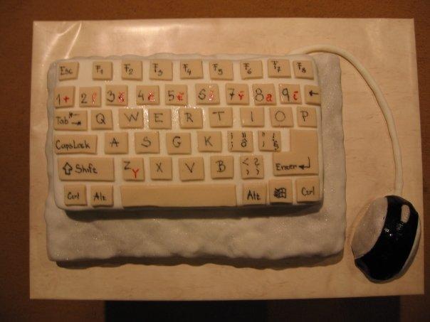 Klavesnica, torta, Netradičné torty, danda13, 1