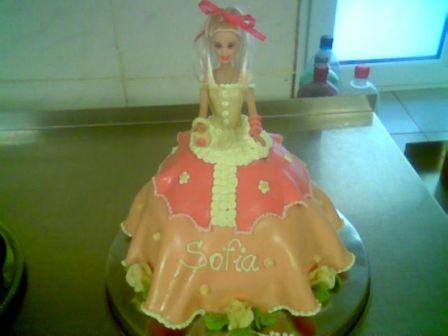 bábika, torta, Torty pre dievčatá, MaJo1704, 1