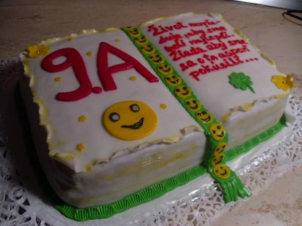 9.A, torta, Torty - škola, stužková, milena74, 1
