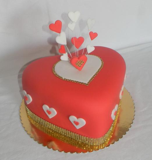 Srdce, torta, Narodeninové torty, zabinka, 1