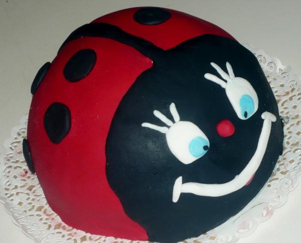 Lienka, torta, Torty so zvieratkami, Ibolyka-Iby, 1
