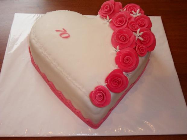 narodeninové srdiečko, torta narodeninové srdiečko, torta, Julka2119, 1