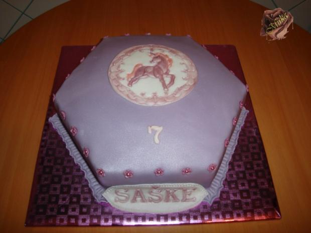 Jednorožec pre Sašku, torta, Torty so zvieratkami Jednorožec pre Sašku, torta, Torty so zvieratkami, Mirčuš, 1