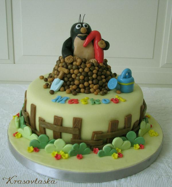 Krtko pre Maťka k 1. narodeninám, torta, Rozprávkové torty Krtko pre Maťka k 1. narodeninám, torta, Rozprávkové torty, Krasovlaska, 1