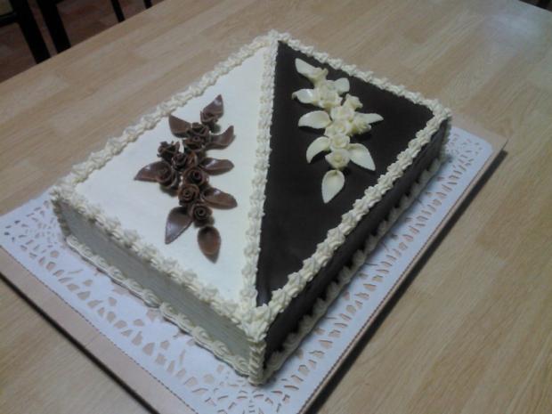 Čokoládovo-biela torta, torta, Narodeninové torty Čokoládovo-biela torta, torta, Narodeninové torty, Jana Tokárová, 1