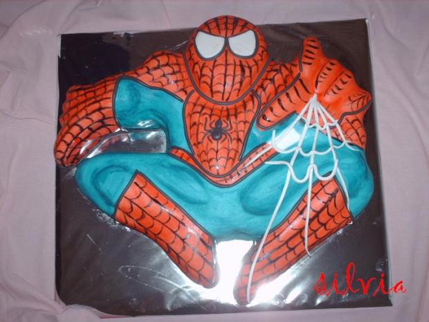 Spiderman, torta, Rozprávkové torty, silviar, 1