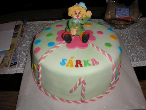So šašom 2, torta, Narodeninové torty, petra 18, 1