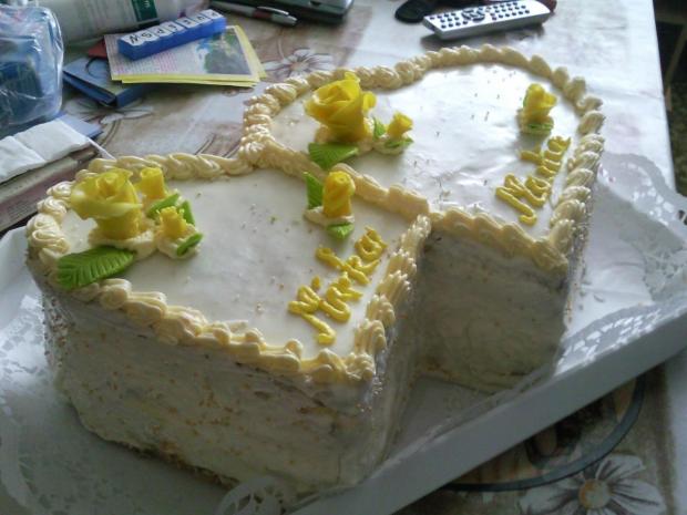 Svadobná torta-srdcia, torta, Svadobné torty, Renička, 1