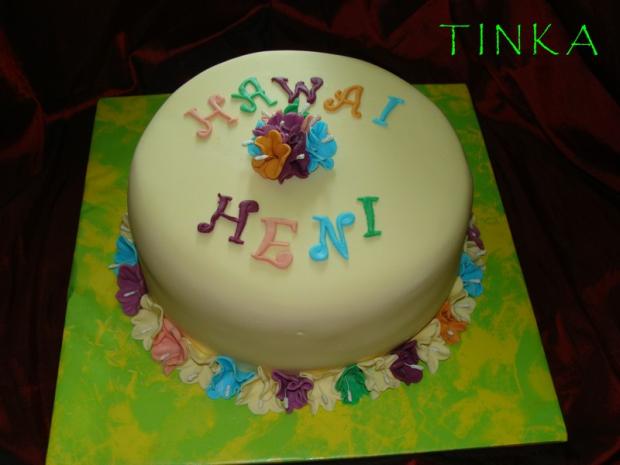 HAWAI, torta, Narodeninové torty, Tinka, 1