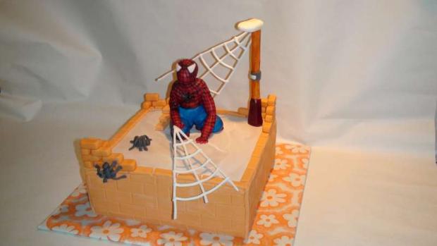 Spiderman, torta, Rozprávkové torty, Ala68, 1