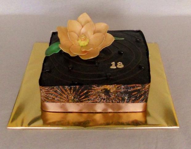 S magnoliou, torta, Čokoládové torty S magnoliou, torta, Čokoládové torty, kacena666, 1
