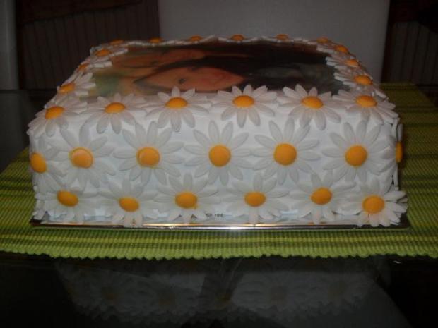 Margarétková s jedlým obrázkom, torta, Narodeninové torty Margarétková s jedlým obrázkom, torta, Narodeninové torty, jarka12, 1