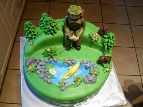 pre rybára, torta, Narodeninové torty pre rybára, torta, Narodeninové torty, renka74, 1