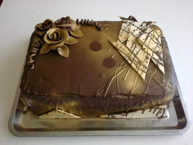čokozlatá...iný pohľad, torta, Čokoládové torty, pexeso, 1