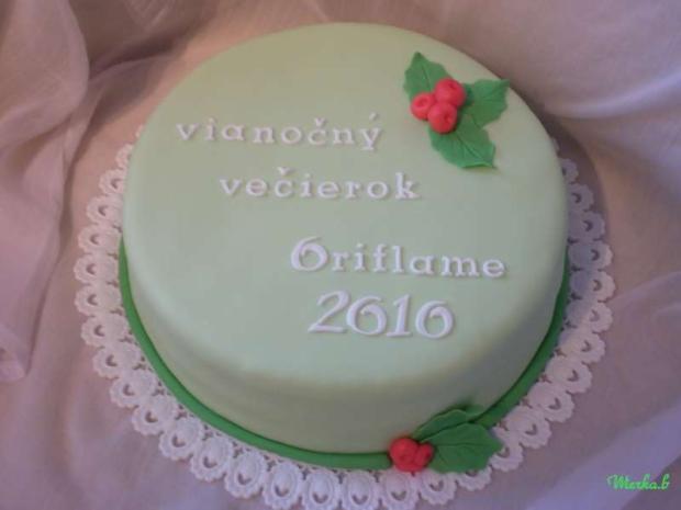 Na vianočný večierok I., torta, Vianočné torty, werona, 1