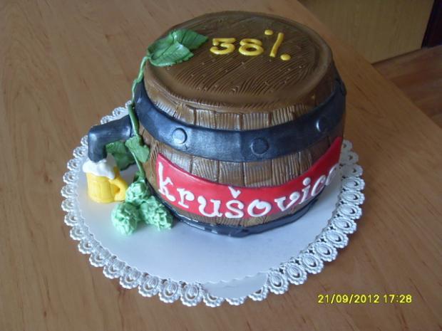 sudok piva k 38 nar., torta, Narodeninové torty, lubkarak, 1
