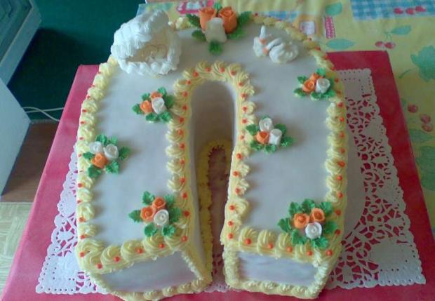 svadobná podkova, torta, Svadobné torty svadobná podkova, torta, Svadobné torty, zabacka, 1