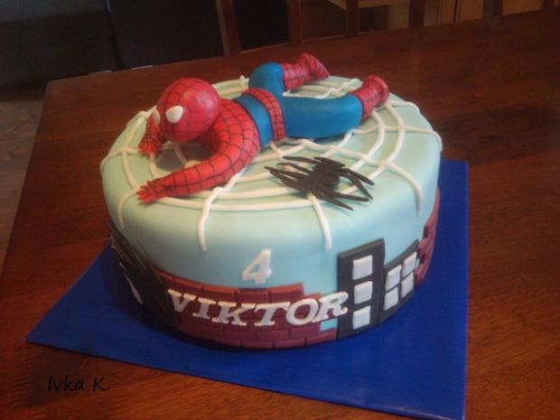 Spiderman, torta, Rozprávkové torty, Iva 1977, 1