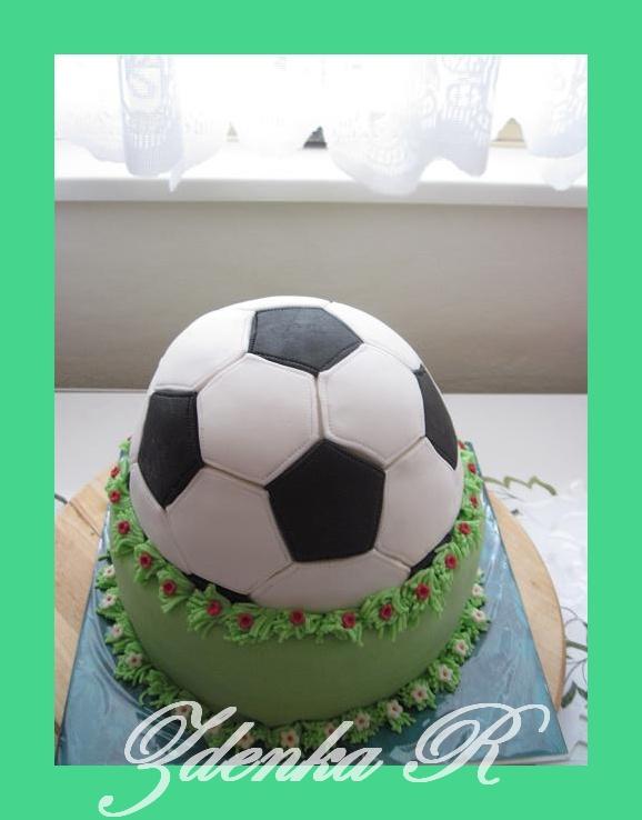 Fotbalový, torta, Športové torty, Zdenka Rajnochova, 1