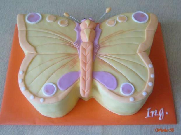Motýľ, torta, Netradičné torty Motýľ, torta, Netradičné torty, werona, 1