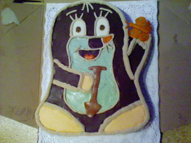 Krtko, torta, Rozprávkové torty, Iveta, 1