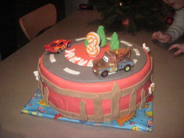 Synová tortička, torta, Torty autíčka, vláčiky, Ninaanina, 1