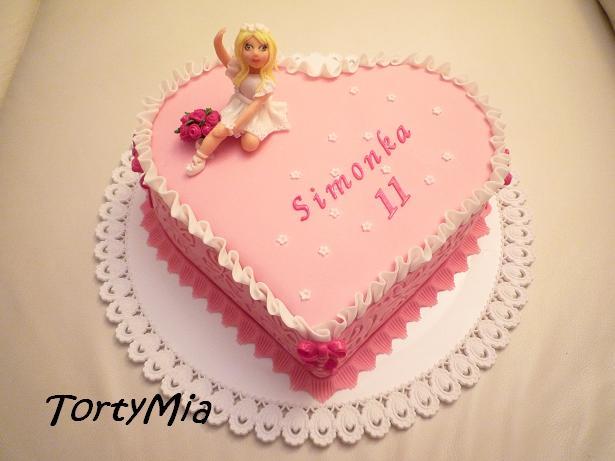 Torta Tanečnica, torta, Torty pre dievčatá, TortyMia, 1