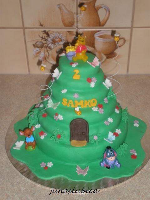 macko pooh, torta, Torty so zvieratkami, junaslubica, 1