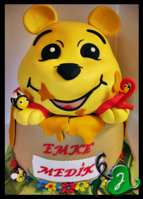 Macko Pú 2, torta, Rozprávkové torty Macko Pú 2, torta, Rozprávkové torty, Skvelé torty, 1