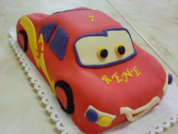 autíčko, torta, Torty autíčka, vláčiky, GabikaVR, 1