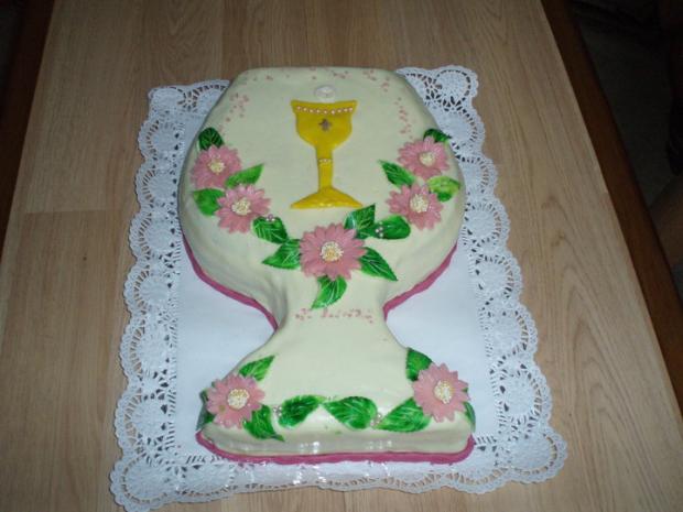 Kalich k 1. sv. prijímaniu , torta, Torty na cirkevné sviatky, Ivet, 1